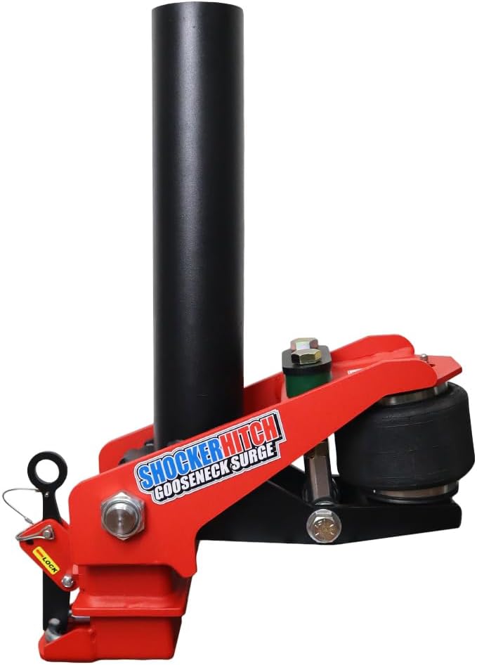 Shocker 30K Gooseneck Surge Air Hitch & Shift Lock Coupler by ShockerHitch