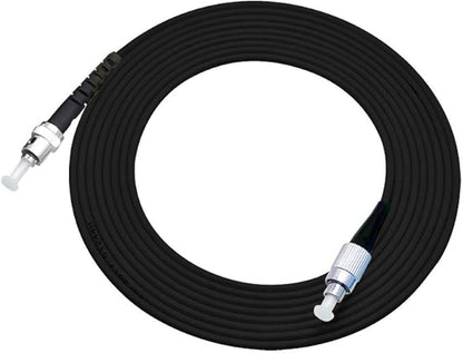 Jeirdus 15M FC to ST Outdoor Armored Simplex 9/125 SM Fiber Optic Cable Jumper - Image 3