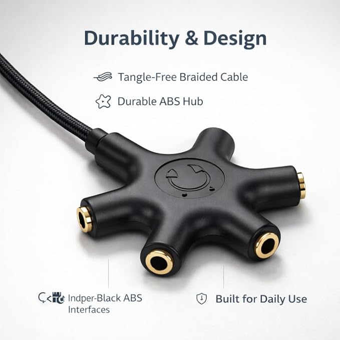 Mizi USB-C Headphone Splitter 5-Way - Image 4