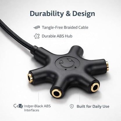 Mizi USB-C Headphone Splitter 5-Way - Image 4