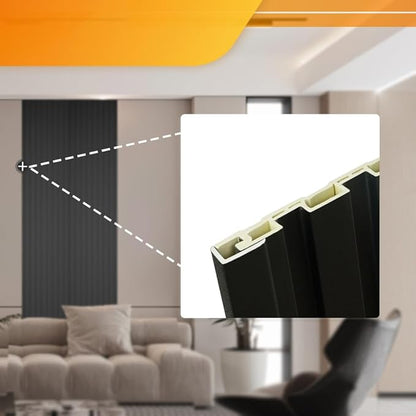 OUZUGIE 8-Pack 57 Inches, WPC Slat Wall Panel Trim, Corner Guard - Image 3