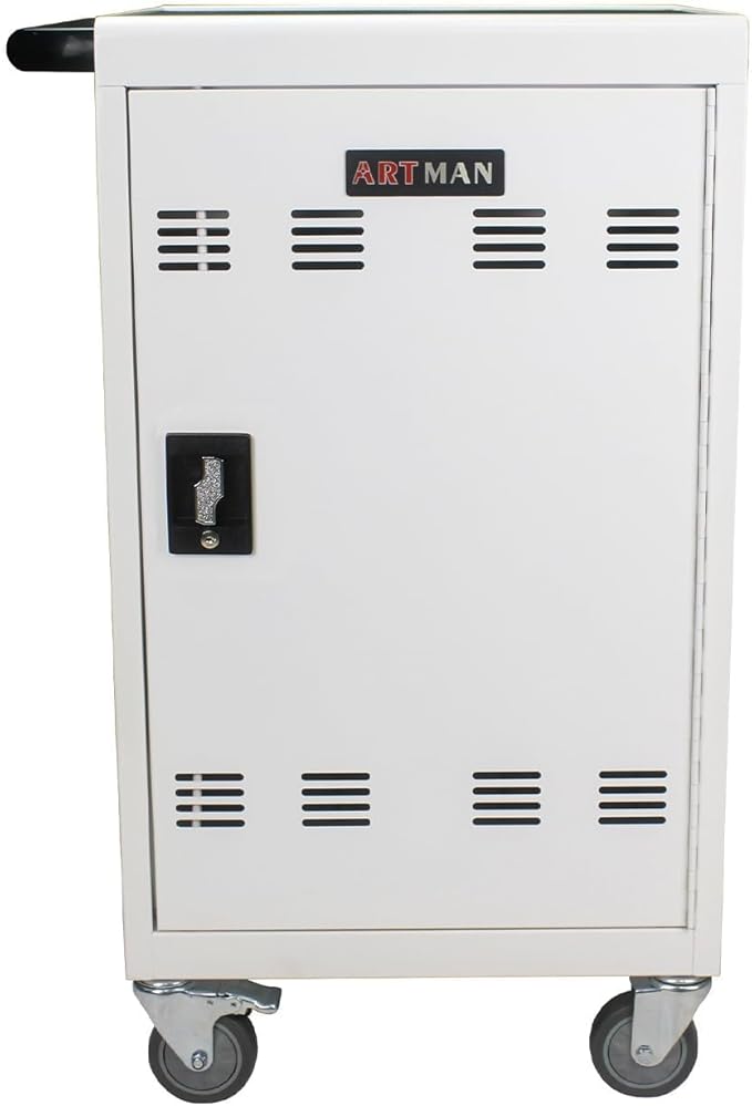 32-Bay Mobile Charging Cart - Image 7