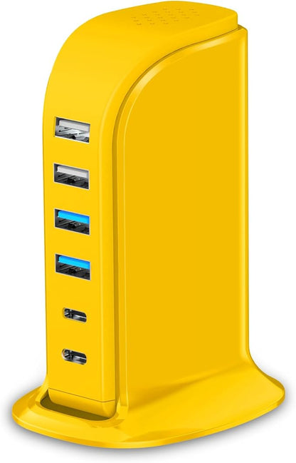 45W USB Charging Station, 6-Port Hub by TechGadgetsInYourMind