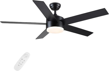 POCHFAN 52 inch Black Ceiling Fans by POCHFAN