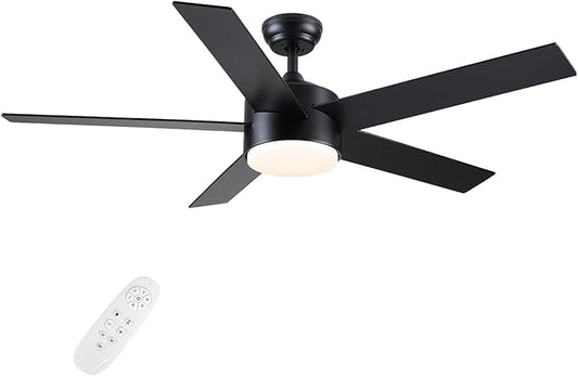 POCHFAN 52 inch Black Ceiling Fans by POCHFAN