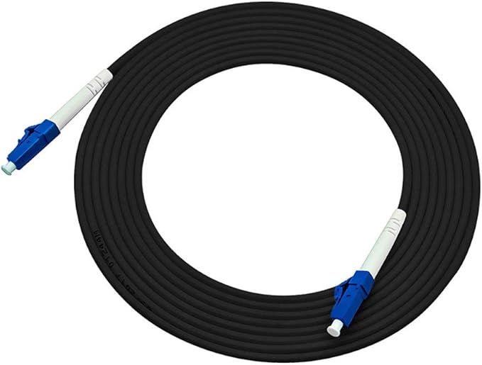 Jeirdus 5M LC to LC Outdoor Armored Simplex 9/125 SM Fiber Optic Cable Jumper - Image 3