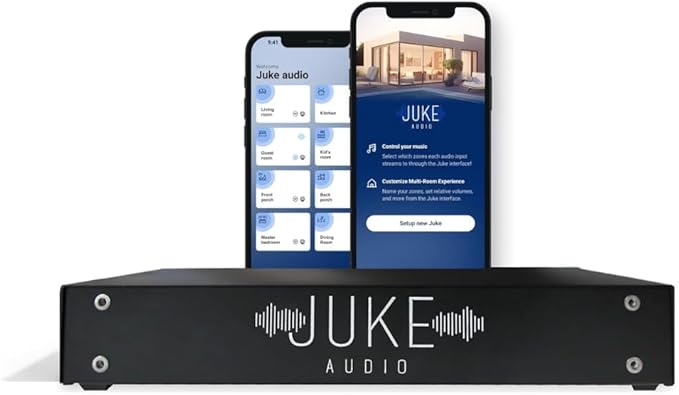 Juke-6 | 6 Zone Audio Amplifier | Wirelessly Controlled Multi-Room Audio System by JukeAudio
