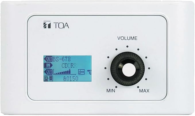 TOA Electronics M-802RC-AM Remote Audio Control Panel by Unknown