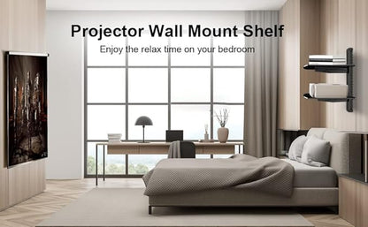 Suptek Glass Floating Shelves, TV Wall Mount - Image 9