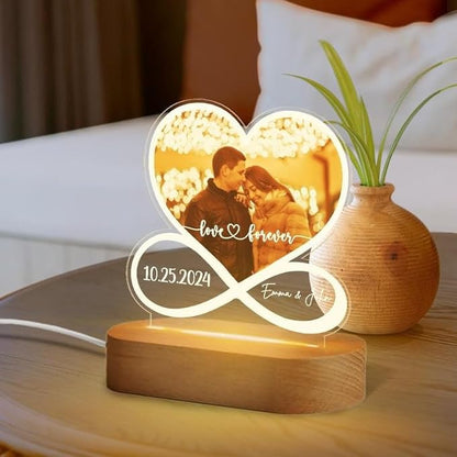 Personalized Couple Night Light, Custom Photo - Image 4