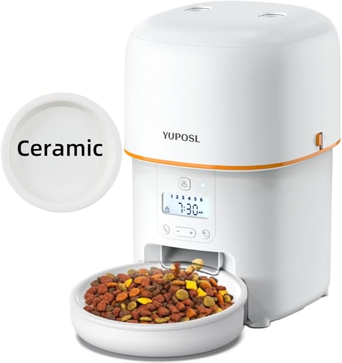 Automatic Cat Feeder - 2L Cat Food Dispenser by Yuposl