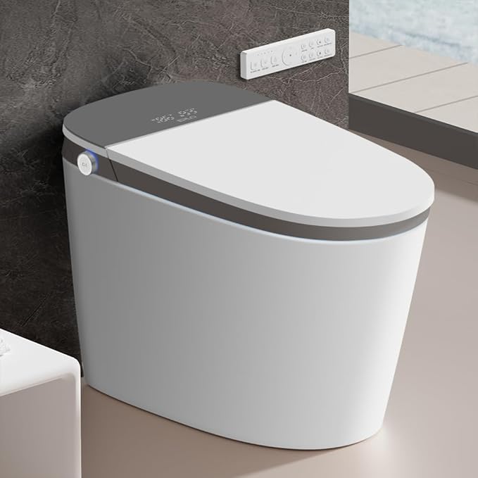 EPLO Smart Toilet Bidet with Auto Open Close, 1000 Gram MaP Flush Score by ProfessionalSmartToilet