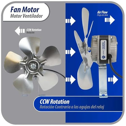 Appli Parts APFM-182E 18W refrigeration condenser and evaporator motor 220V - Image 5