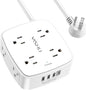 10 Ft Surge Protector Power Strip by YISHU