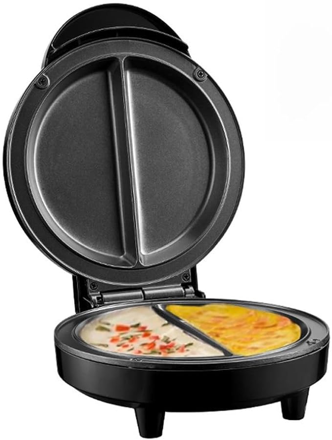 Saker Dual Zone Electric Omelette Maker 2026|Non-Stick Double Omelet Pan by Unknown