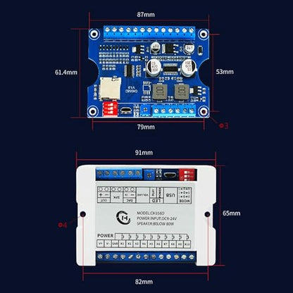 Voice Playback Module with 1GB Card, 80W Low Lever Trigger DC 9-24V CH358D Chip - Image 4