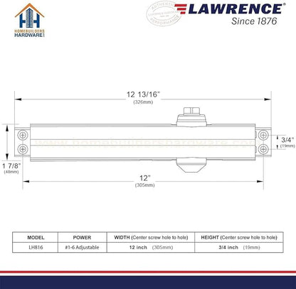 Lawrence Heavy Duty Door Closer Commercial Grade 1 - Image 7
