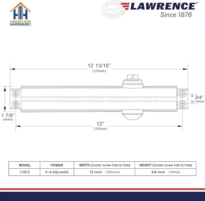 Lawrence Heavy Duty Door Closer Commercial Grade 1 - Image 9