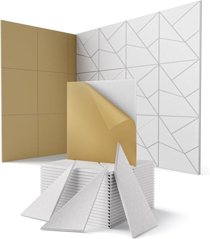 Topnaca 18 Pack Acoustic Wall Panels Sound Absorbing by Topnaca