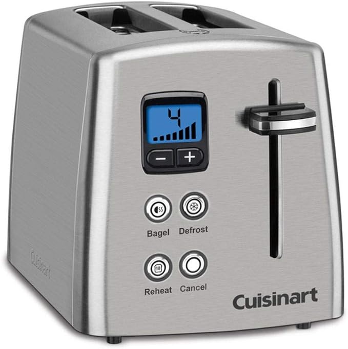 Cuisinart CPT-415P1 Countdown Metal Toaster, Brushed Stainless & HM-90BCS Power - Image 4