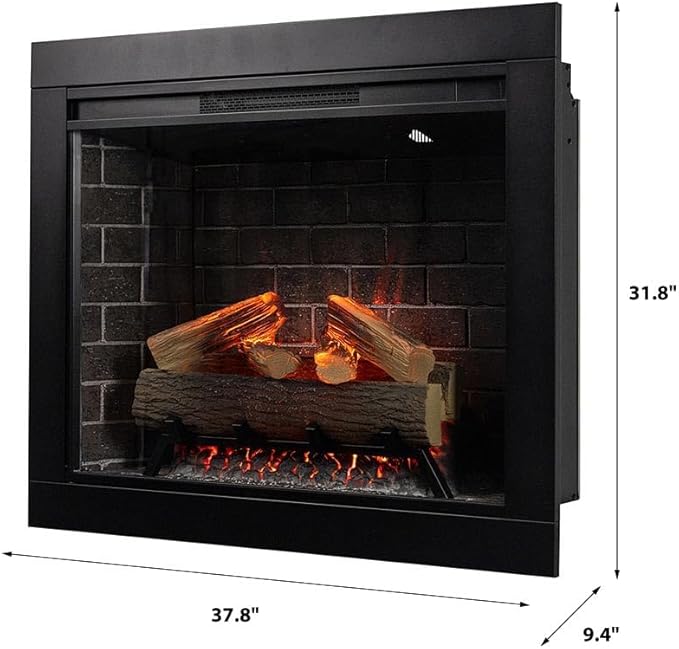 Modern Ember Uptown 33" Smart Electric Fireplace Insert - Image 8