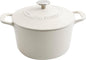 MARTHA STEWART Gatwick 7-Quart Enamel Cast Iron Dutch Oven – Linen Color by MarthaStewart