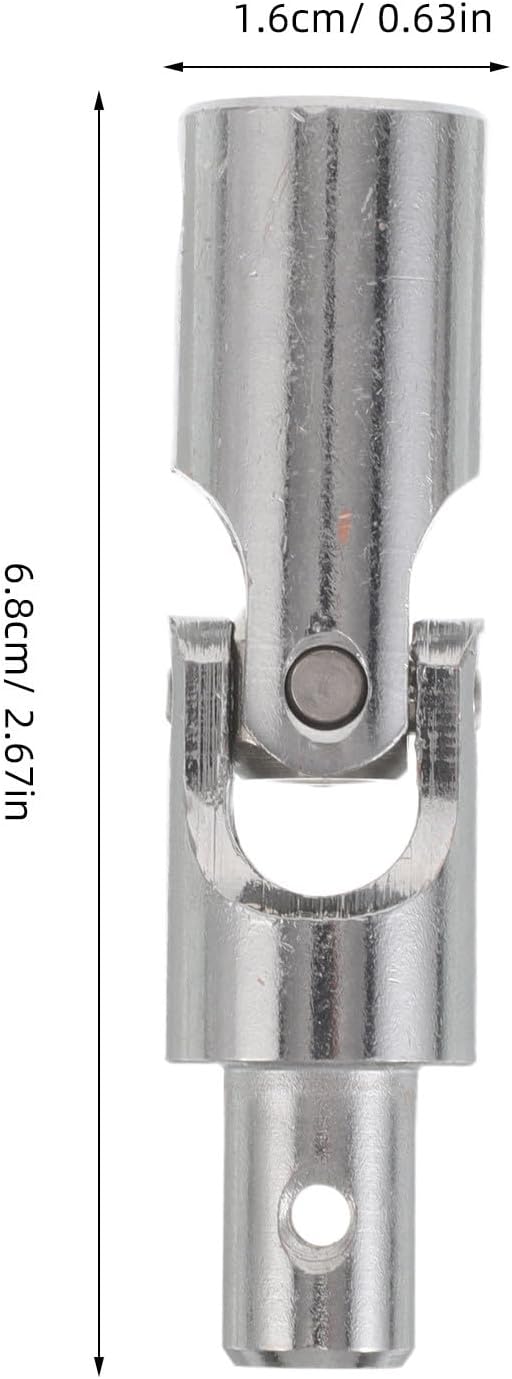 Universal Joint Shaft Coupler for Roller Shutter Window Opener and Awning Hand Crank Rotatable U Joint Connector Quiet Smooth Operation 2-Pack