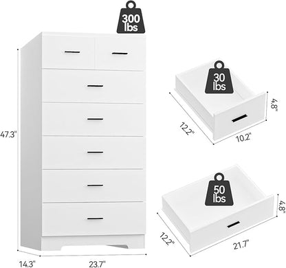 47.3" Tall Dresser for Bedroom Chests of Drawers - Image 3