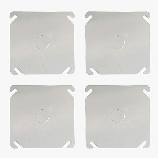 4 Packs Square Electrical Box Cover by KK+magsun