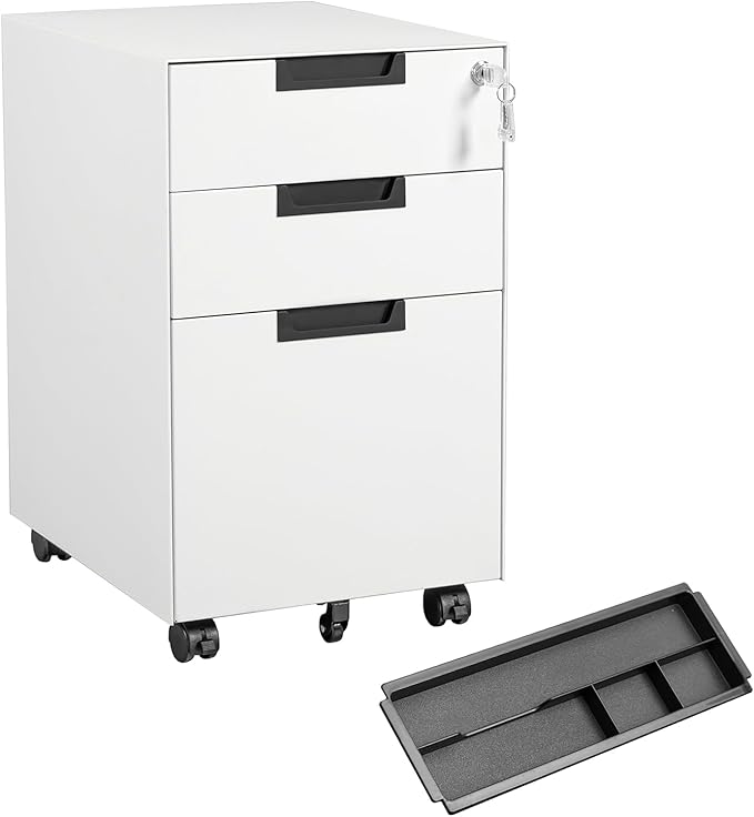 MIIIKO 3 Drawer Filing Cabinet by MIIIKOOfficeFurniture