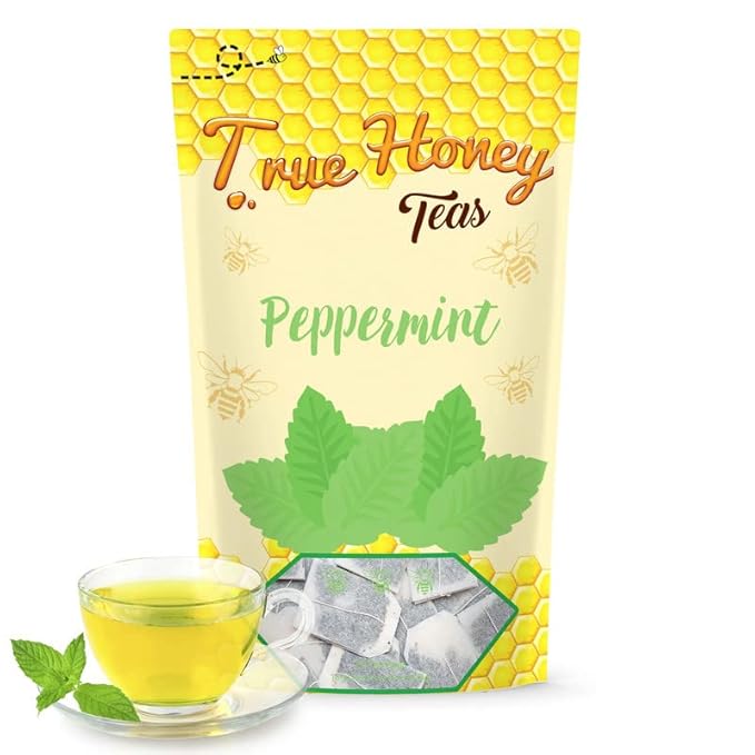 True Honey Peppermint Tea Bags by TrueHoneyTeas