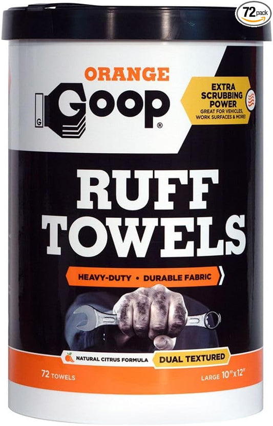 GOOP Orange Heavy Duty Ruff Towels by GOOP
