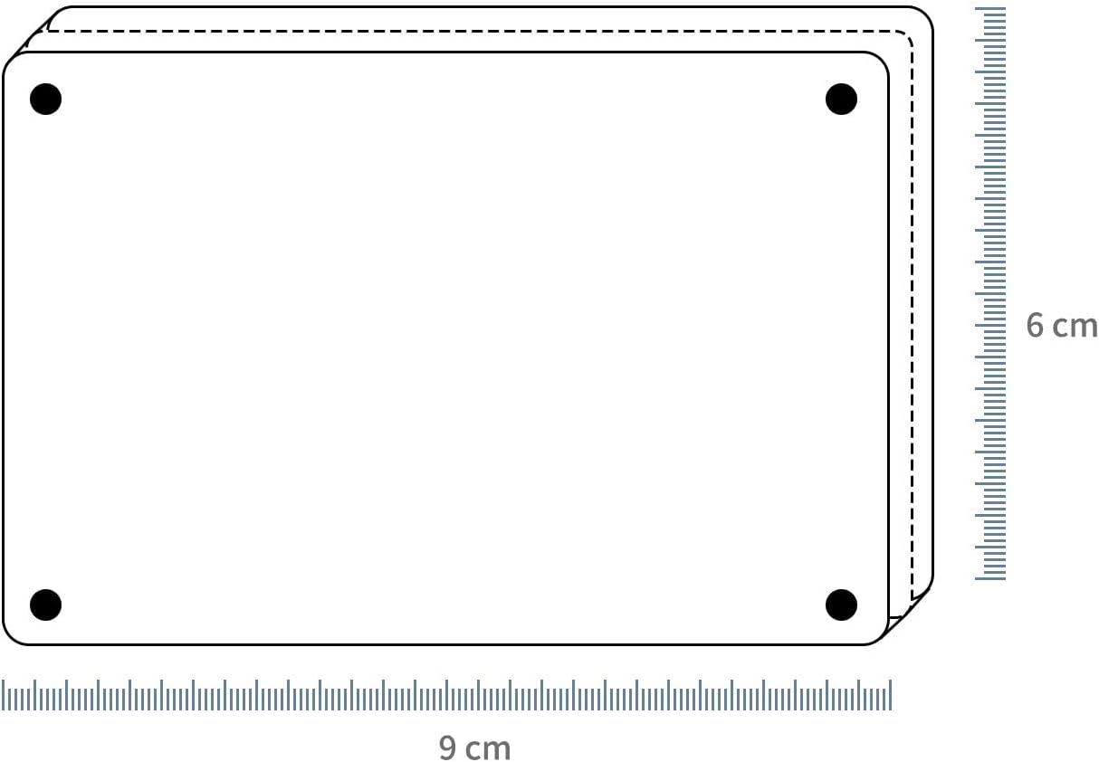 ONE WALL 10 Pack Acrylic Fridge Magnetic Frame, 2.36x3.54 Polaroid Frame | Double Sided Transparent Photo Refrigerator Magnet Picture Frame for Fujifilm Instax Mini