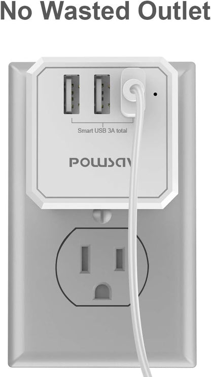 3-Outlet USB Wall Charger and Extender - Image 5
