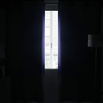 DWCN Navy Blue Room Darkening Blackout Curtains Thermal Insulated Block Out - Image 6
