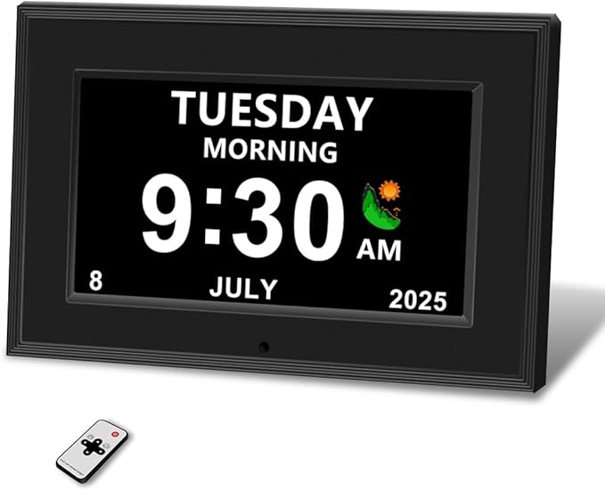 MYFMLI Digital Alarm Clock for Seniors by Unknown