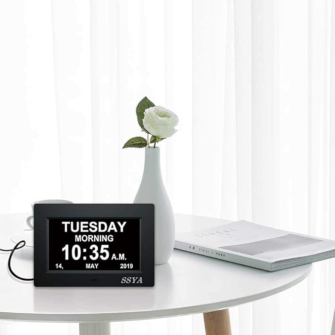 SSYA 7 Inch Calendar Clock - Image 5