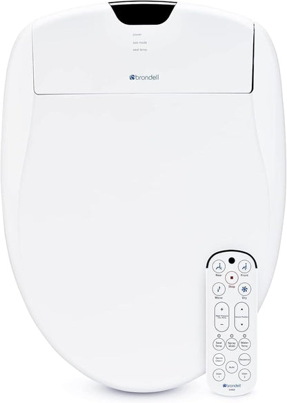 Brondell Bidet Toilet Seat S1400, Smart Toilet Seat, Dual Stainless-Steel by Brondell