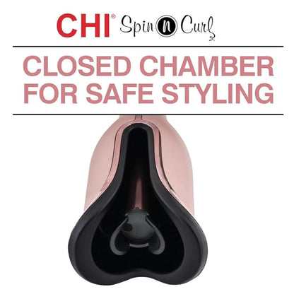 CHI Spin N Curl, Curling Iron For Healthy & Shiny Effortless Curls & Waves - Image 3