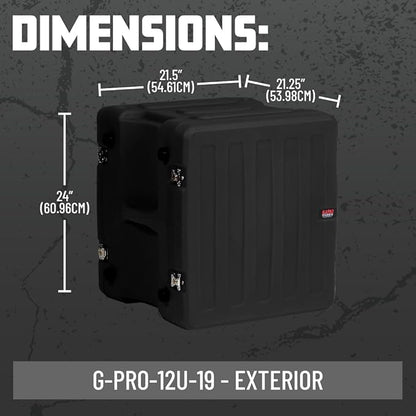 Gator Cases Pro Series 12U Rack Case - Image 7
