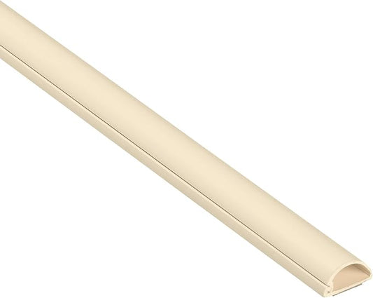 D-Line Half Round Cord Hider, Patented Cable Cover, Hide TV Wall Mount Wires by D-LineUSAinc