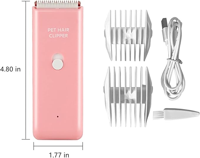Dog Clippers, Quiet Washable USB Rechargeable Cordless Dog Grooming Kit - Image 2