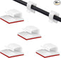 SOULWIT 50 Pcs Self Adhesive Cable Management Clips, Cable Organizers Sticky by SOULWIT