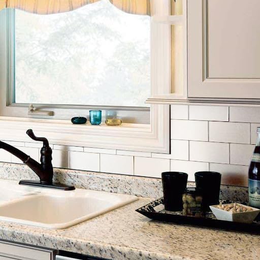 AULIGET 100-Piece Peel and Stick Backsplash Metal Tile, Laundry Room - Image 4