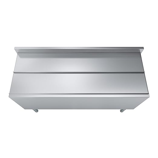 AmGood Underbar Ice Bin 18.5 in. x 48 in. x 30 in. | Stainless Steel Ice Chest - Image 9