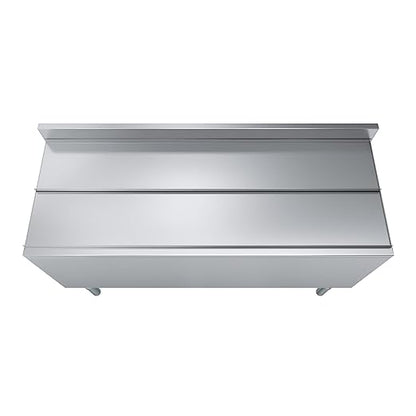 AmGood Underbar Ice Bin 18.5 in. x 48 in. x 30 in. | Stainless Steel Ice Chest - Image 9