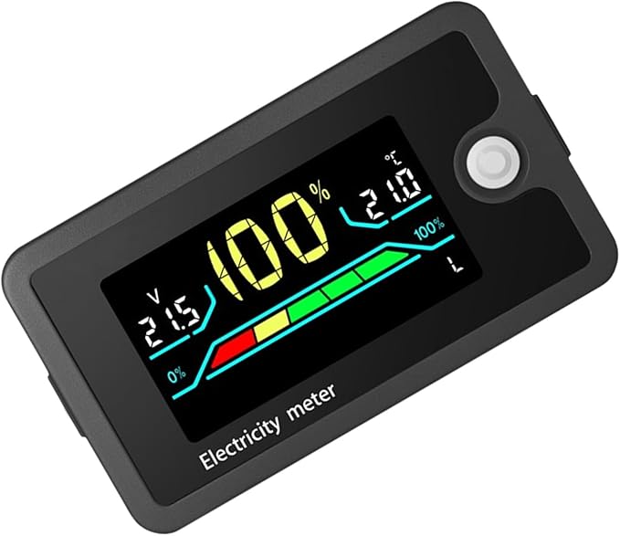 RSHuiOUXX DC8-100V Electricity Meter Digital LCD Display Car Battery Charging - Image 8