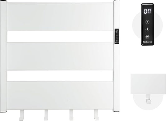 K&KALONZO Towel Warmer for Bathroom, Wall-Mounted Heated Towel Rack by KKALONZO