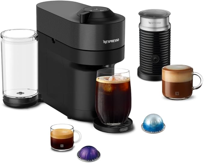 Nespresso Vertuo Pop+ Coffee and Espresso Machine by De'Longhi by Nespresso