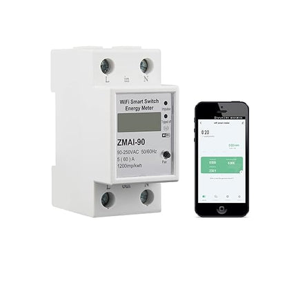 WiFi Smart Energy Monitor Switch Meter, Compatible by MORNINGGROUP